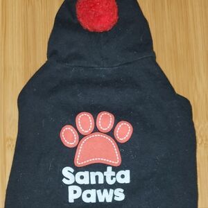 Small Santa Paws doggie sweatshirt